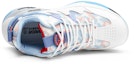 Shop Kasut Retro High-Top Warrior 'Putih Biru Graffiti' WBN(JS)-058101