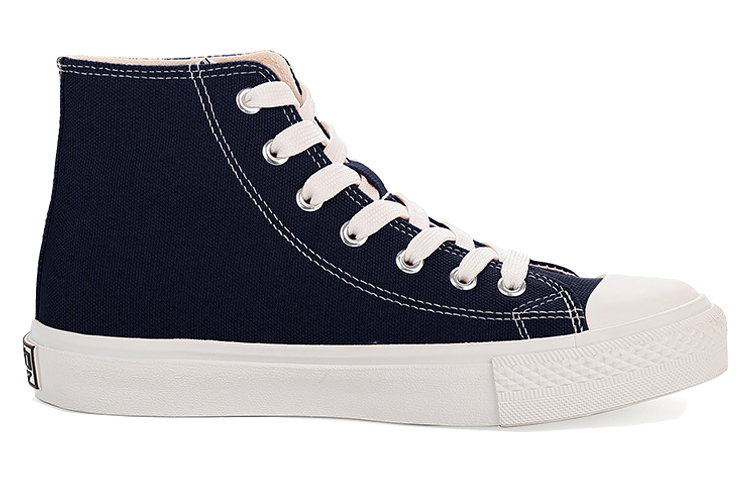 Order 战士经典高帮帆布鞋‘深蓝’ WXY-P043TC04