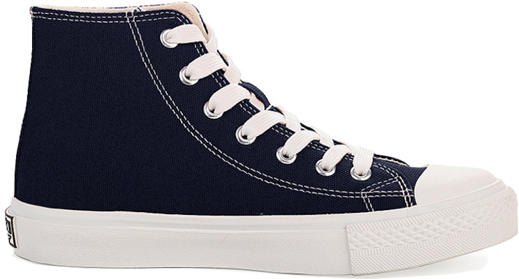 Warrior High-Top Retro Canvas 'Deep Blue' WXY-P043TC04 Order Warrior High-Top Retro Canvas 'Deep Blue' WXY-P043TC04