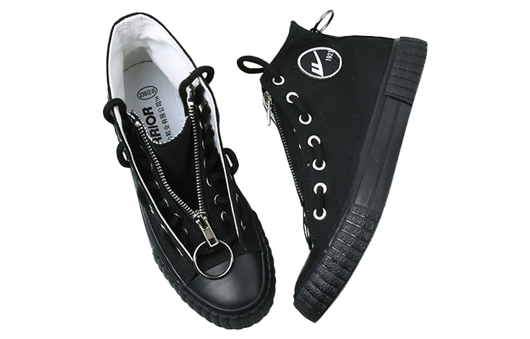 Warrior High-Top Skate Shoes 'Durable CMFT Black' 圖 4