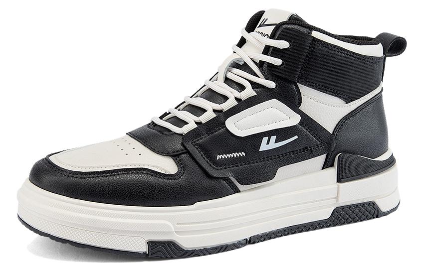 Lookbook Zapatillas Altas Warrior 'Bloque de Color Beige Negro' WXY(S)-1986Z03