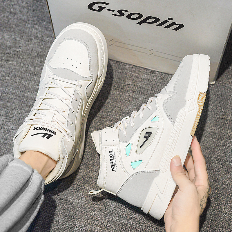 Details for 战士高帮运动鞋 '米色灰' WXY-F448C02