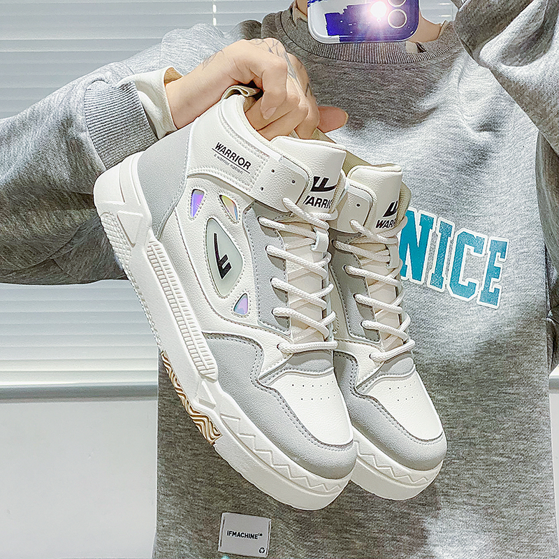 Sizing 战士高帮运动鞋 '米色灰' WXY-F448C02