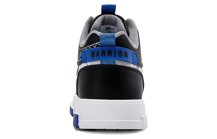 Shop 回力戰士 合成皮革 時尚潮流 舒適柔軟 防滑耐磨透氣 高筒 板鞋 男式 黑藍色