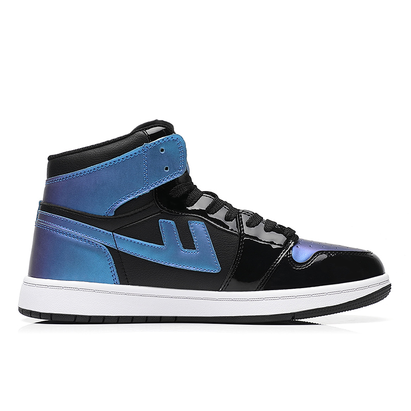 Warrior High-Top Sneaker 'Black Blue Chameleon' 圖 2