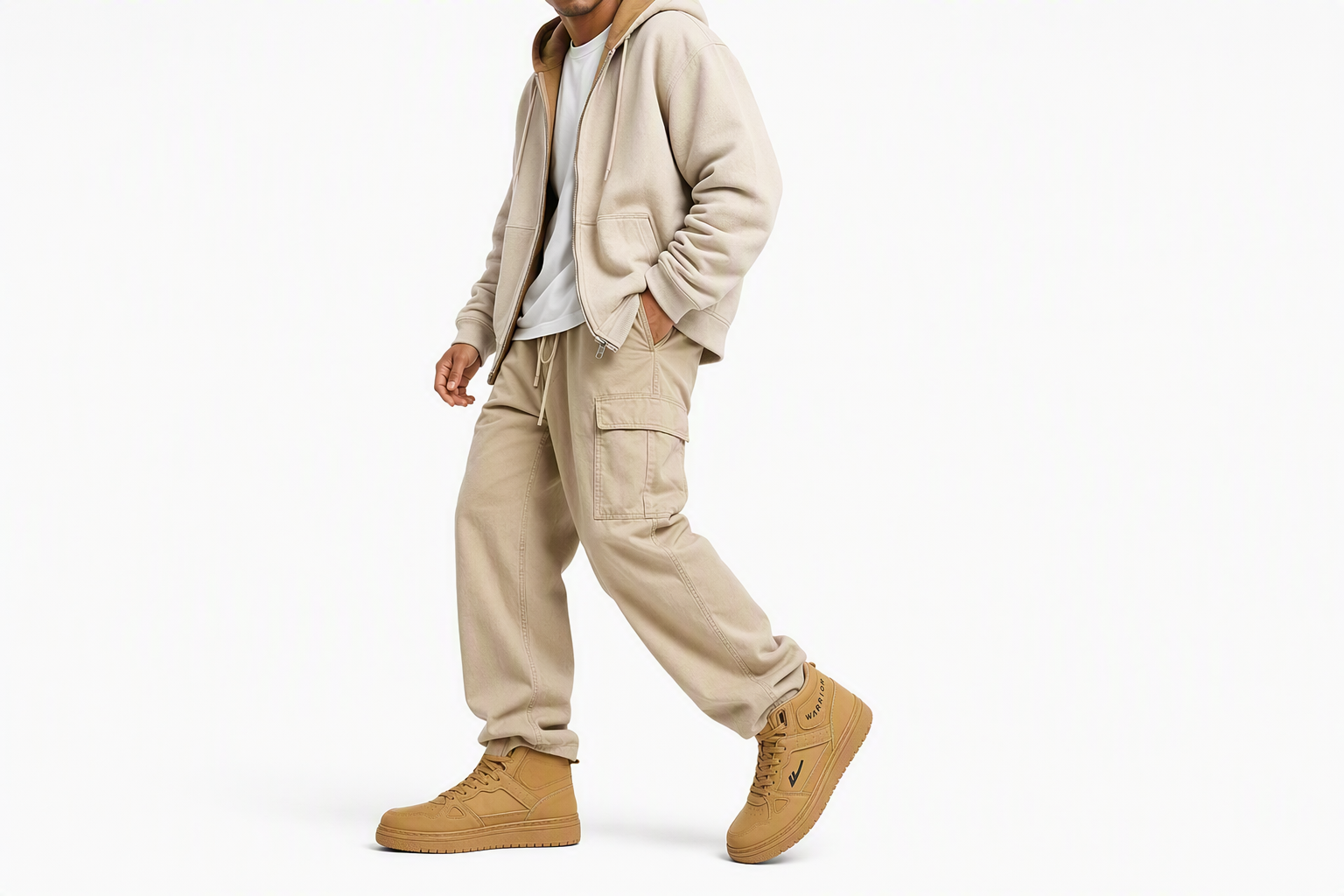 Order Zapatillas Altas Warrior 'Camel Colorblock'. WBN(JS)-076704