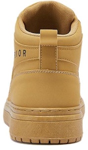 Warrior回力 合成皮 風潮拼色 厚底增高 防滑耐磨 高筒 板鞋 男款 駝色 Shop Warrior回力 合成皮 風潮拼色 厚底增高 防滑耐磨 高筒 板鞋 男款 駝色