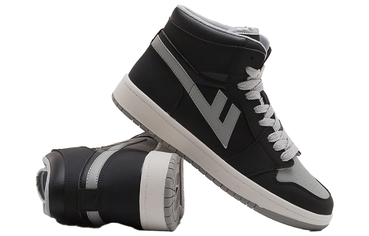 Warrior High-Top Sneaker 'Shadow Grey' 圖 4