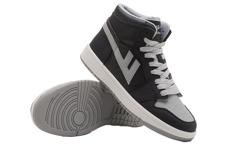 Warrior High-Top Sneaker 'Shadow Grey' 圖 5