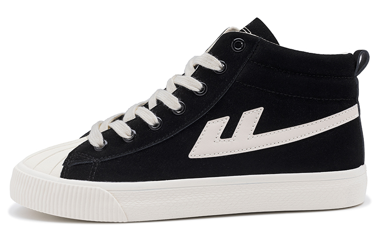 Warrior High-Top Sneaker 'Ulzzang Black and Beige'