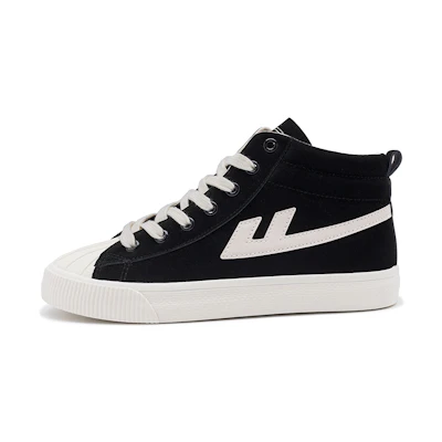 Warrior High-Top Sneaker 'Ulzzang Black and Beige'