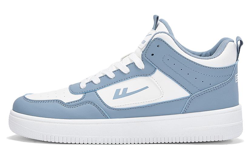 Warrior High-Top Sneaker 'White & Blue'
