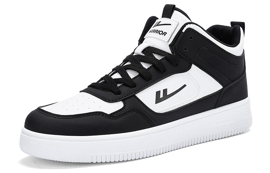 Warrior High-Top Sneaker 'White Black' 圖 2