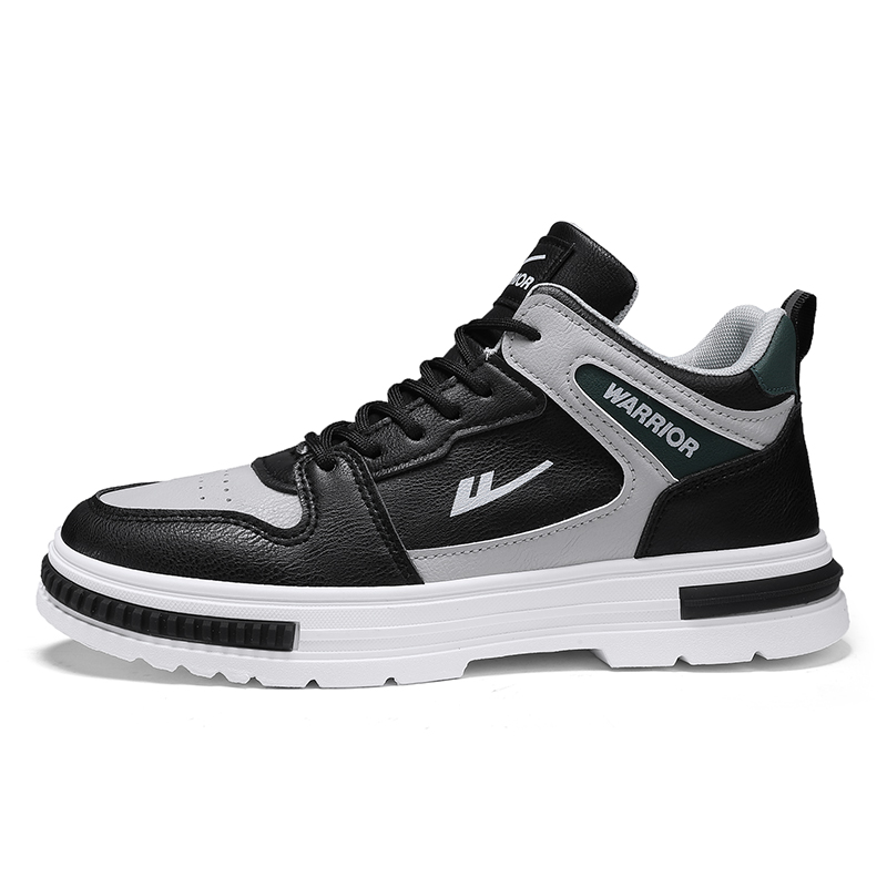Warrior High-Top Sneakers 'Black Grey Green'