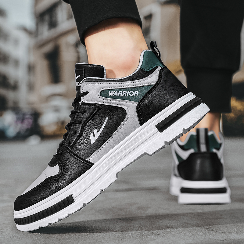 Warrior High-Top Sneakers 'Black Grey Green' 圖 9