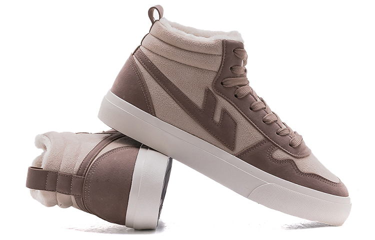 Warrior High-Top Sneakers 'Coffee Velvet' 圖 4