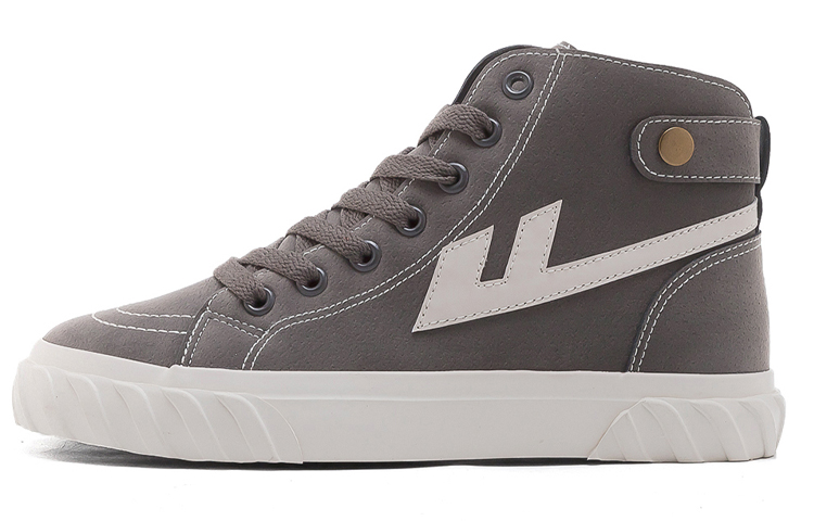 Warrior High-Top Sneakers 'Dark Grey Fleece'