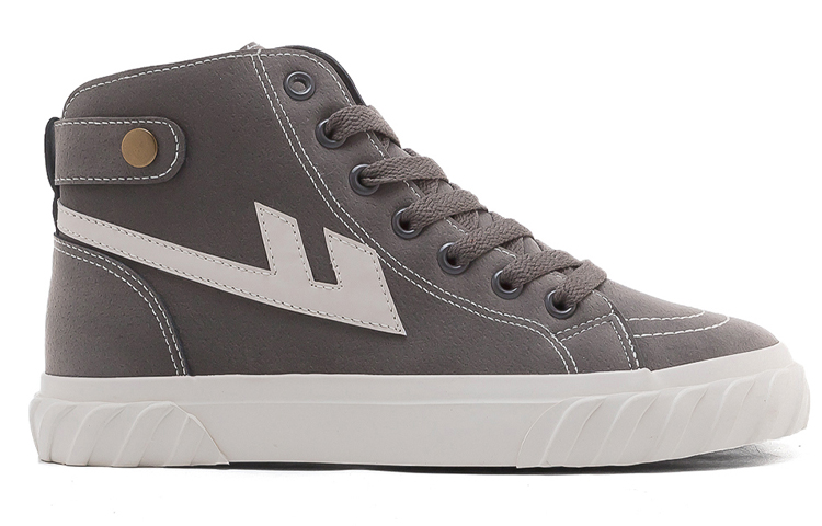 Warrior High-Top Sneakers 'Dark Grey Fleece' 圖 2