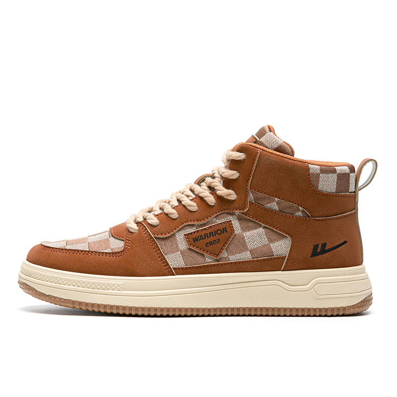 Warrior High 'Brown Checkered'