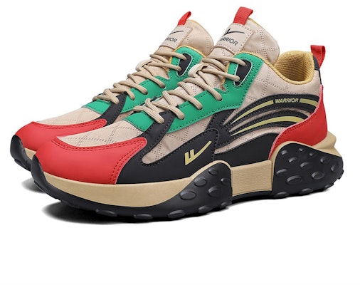 Warrior Tinggi 'Khaki Hitam Merah' WXY-F212C02 Lookbook Warrior Tinggi 'Khaki Hitam Merah' WXY-F212C02