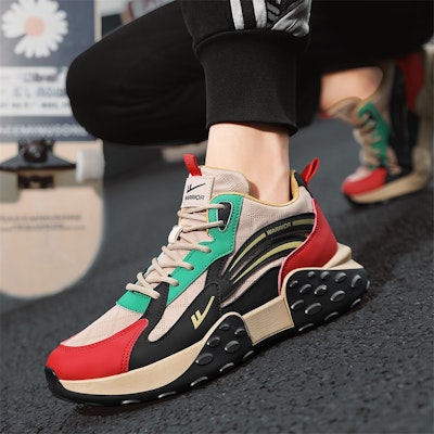 Warrior Tinggi 'Khaki Hitam Merah' WXY-F212C02 Sizing Warrior Tinggi 'Khaki Hitam Merah' WXY-F212C02