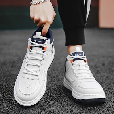 Warrior High-Top 'Putih Biru Gelap' WXY-F182C01 Sizing Warrior High-Top 'Putih Biru Gelap' WXY-F182C01