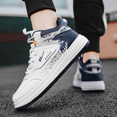 Warrior High-Top 'Putih Biru Gelap' WXY-F182C01 2
