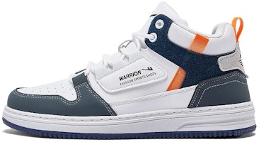 Warrior High-Top Sneaker 'White Blue Colorblock' WBN(JS)-051401 Warrior High-Top Sneaker 'White Blue Colorblock' WBN(JS)-051401
