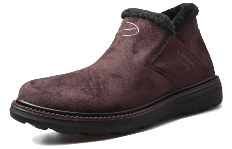 Warrior Huichao 'Brown Fleece Snow Boots' 圖 2