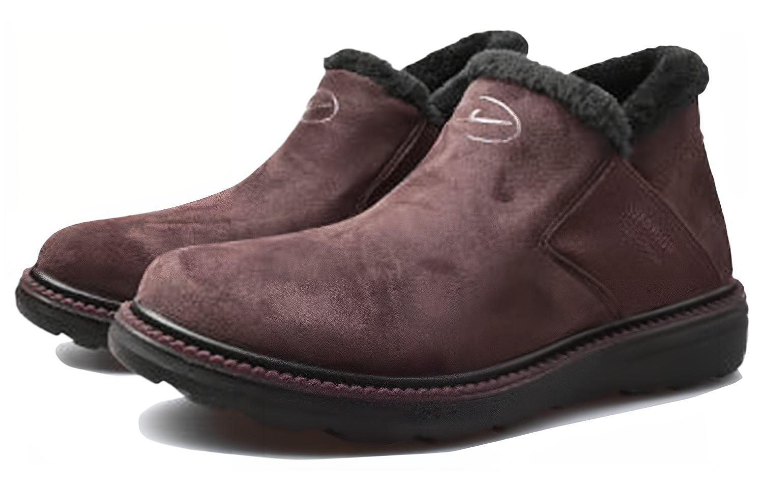 Warrior Huichao 'Brown Fleece Snow Boots' 圖 3