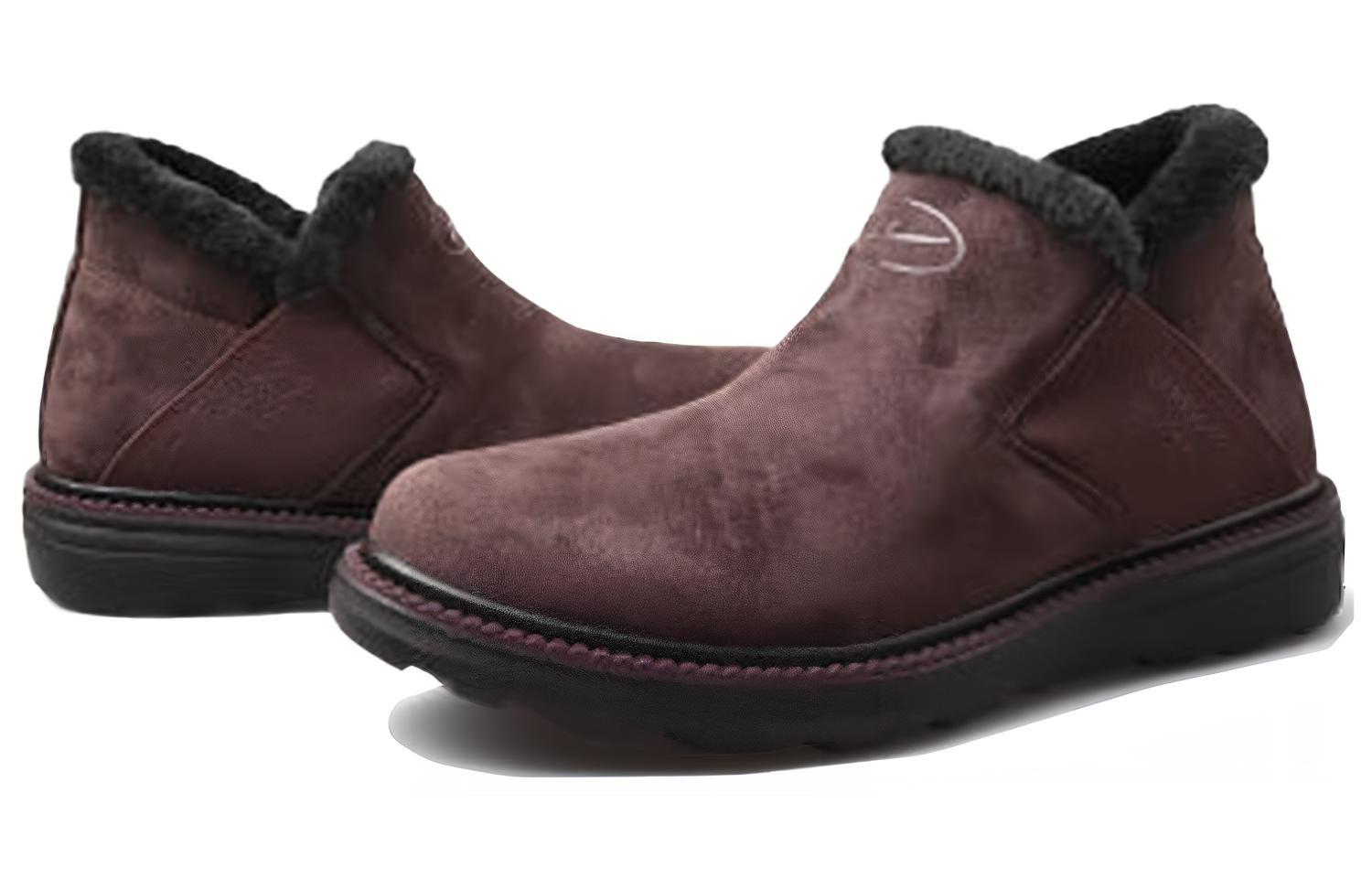 Warrior Huichao 'Brown Fleece Snow Boots' 圖 4