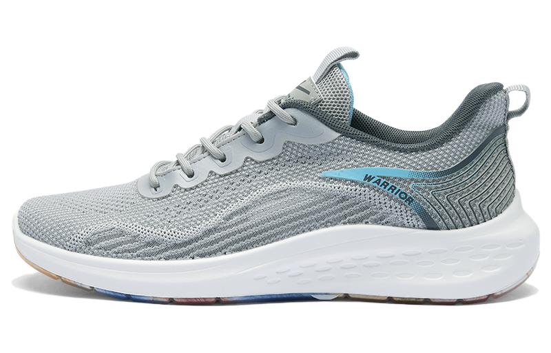 Warrior Lightweight Soft Sole Casual Low-Top Sneakers Gray Blue. WXY(JS)-088504