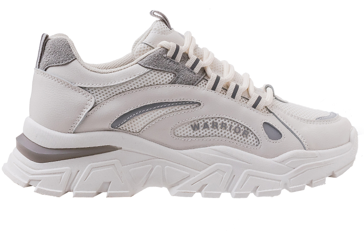 Order 勇士回力 運動休閒 潮流百搭厚底 增高抗磨 低筒 爸爸鞋 男女同款 米灰