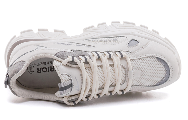 Lookbook 勇士回力 運動休閒 潮流百搭厚底 增高抗磨 低筒 爸爸鞋 男女同款 米灰