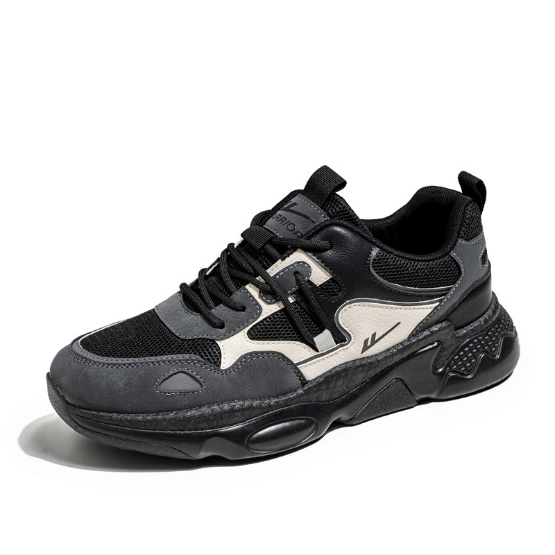 Lookbook Warrior Low-Top ''Nero Beige Grigio'' WXY(S)-3333N03