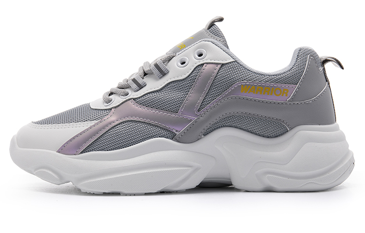 Warrior Low-Top 'Grey White'