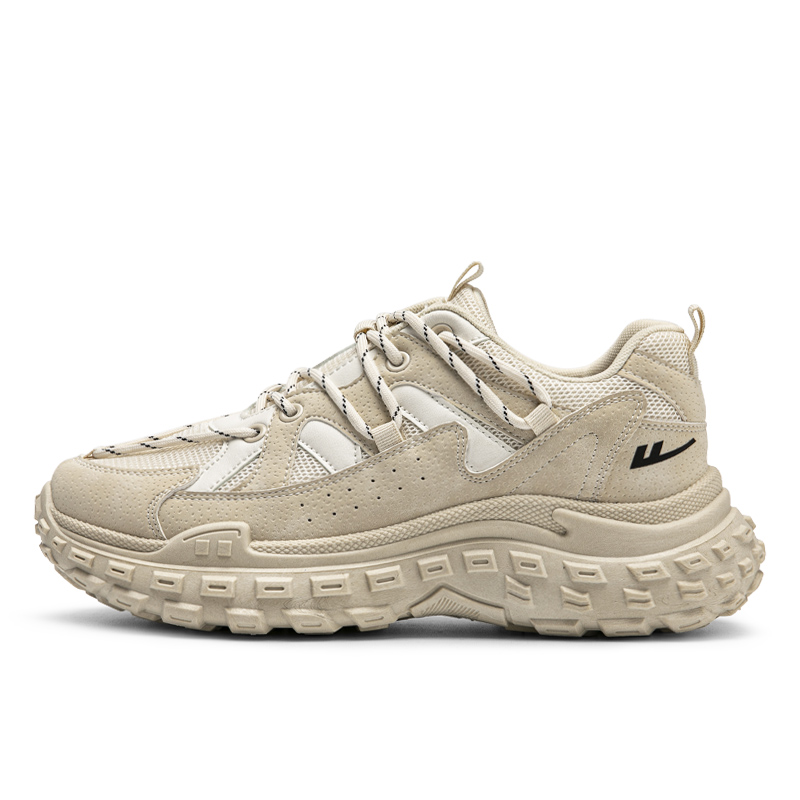 Warrior Low-Top 'Guochao Beige Chunky Dad Shoe'