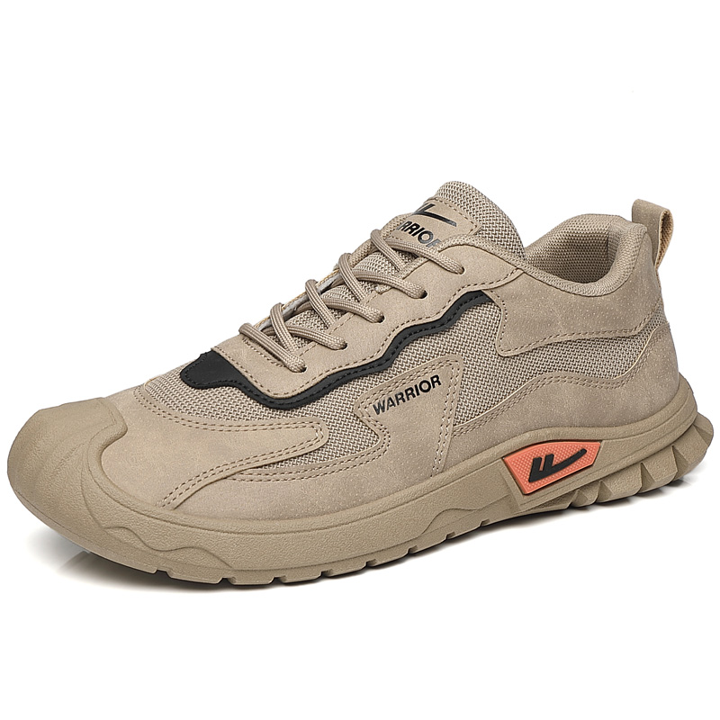 Order Warrior 回力 百搭 簡約休閒 輕便舒適 耐磨 低幫 生活休閒鞋 男款 卡其色