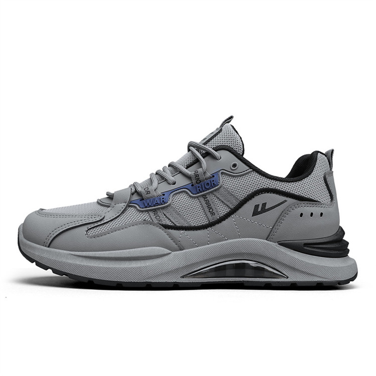 Warrior Low-Top 'Simplified Solid Grey-Black' WXY-F102C