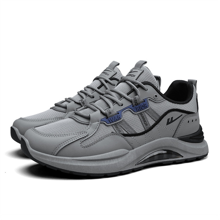 Lookbook Warrior Low-Top ''Grigio Solido-Nero Semplificato'' WXY-F102C
