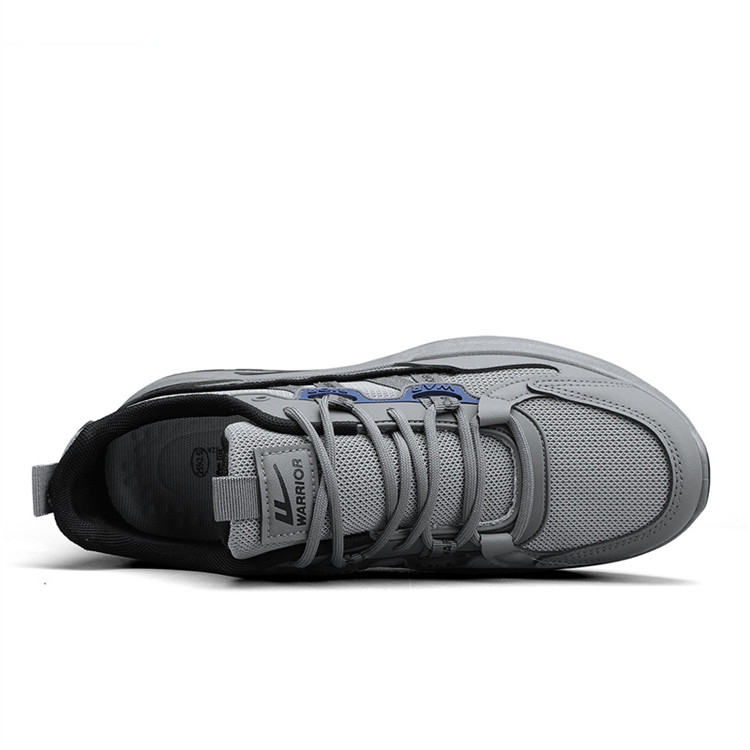 Shop Warrior Low-Top ''Grigio Solido-Nero Semplificato'' WXY-F102C