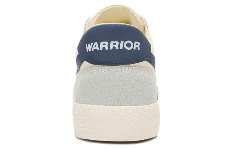 Warrior Low-Top Sneakers 'Beige Dark Blue' 圖 4