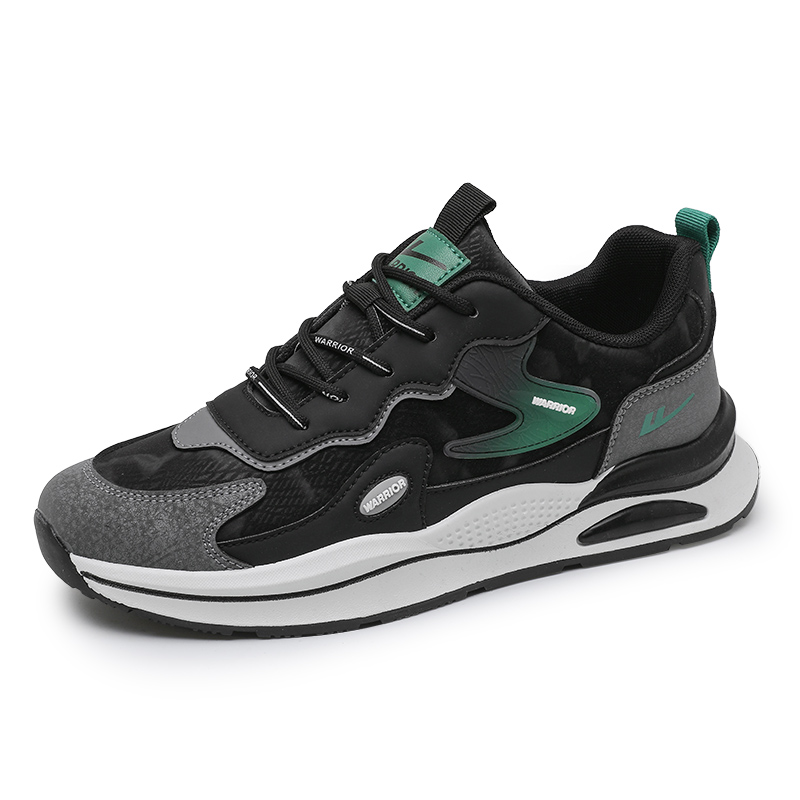 Warrior Low 'Black Grey Green Gradient' 圖 3