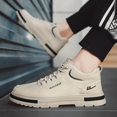 Warrior Low Top 'Beige Black'