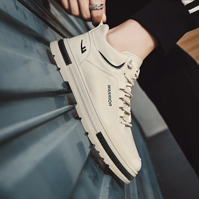 Warrior Low Top 'Beige Black'