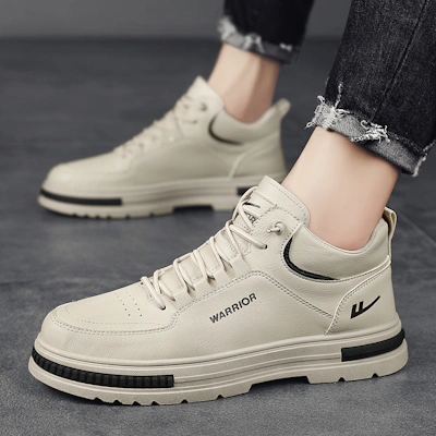 Warrior Low Top 'Beige Black'