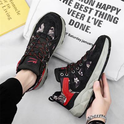Warrior Low Top ''Nero Rosso'' WXY(S)-3401N04 3