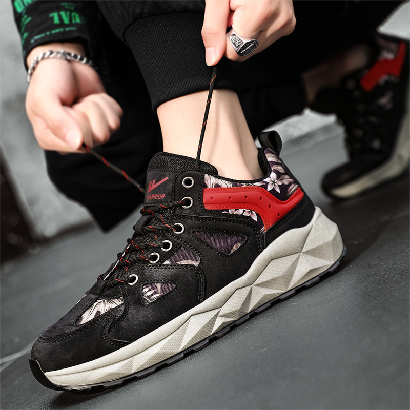 Sizing Warrior Low Top ''Nero Rosso'' WXY(S)-3401N04