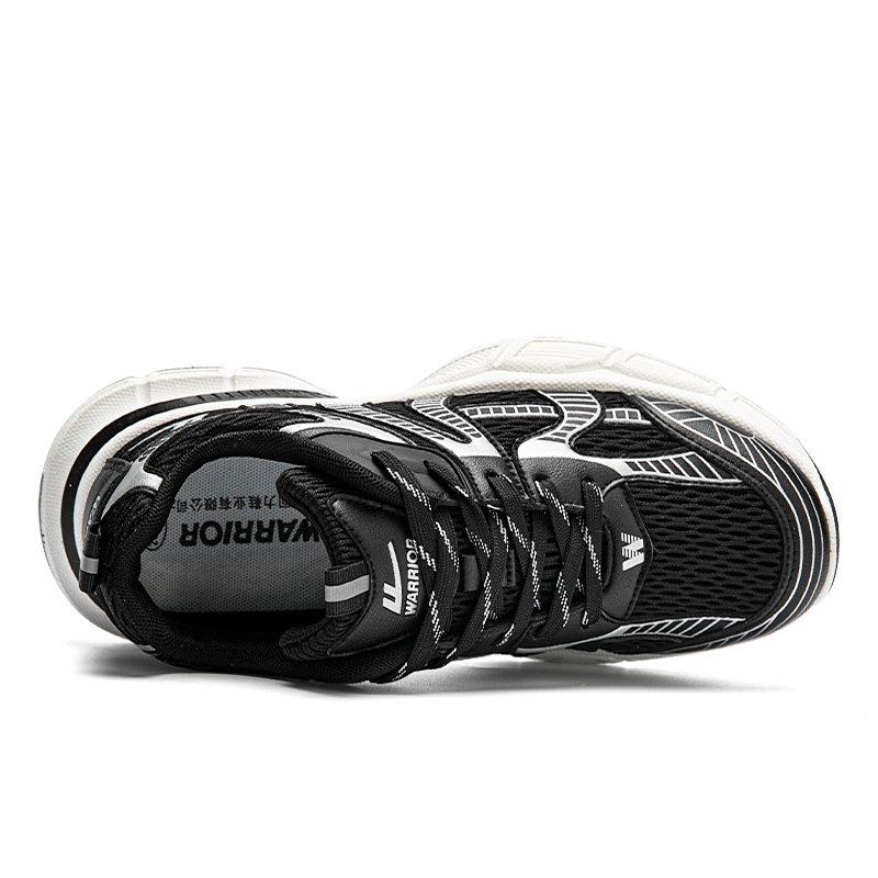 Shop Warrior Low Top ''Nero Argento'' WXY-F185C04