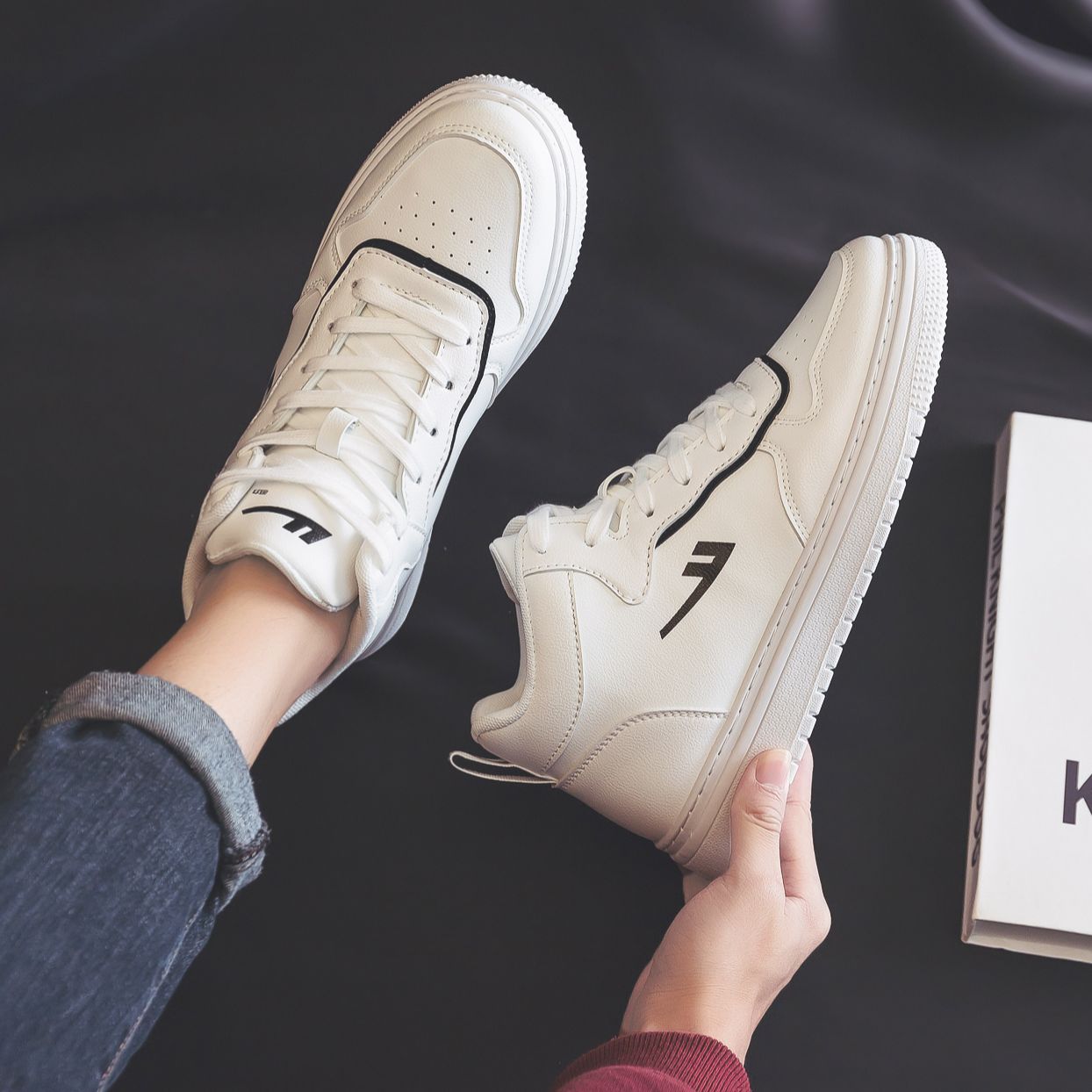 Cheap Warrior Low Top ''Nero Bianco'' WXY(S)-0815Z02
